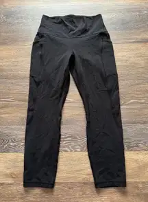 Lululemon Align With Pockets High Rise 23” Black Size 8 NWOT