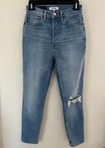 New RE / DONE 90s High Rise Ankle Crop Jeans