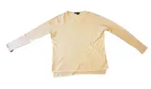 Vince 100% Cashmere Sweater Off White Womens Size XS Round Neck Long Sleeve