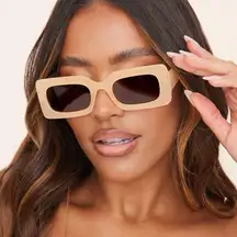 Prettylittlething Chunky Square Frame Sunglasses