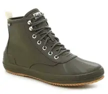 Keds Green Scout Splash Water Resistant Boots Canvas Insulated Women's 7M B14B