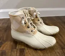 Sperry Plaid Duck Boots