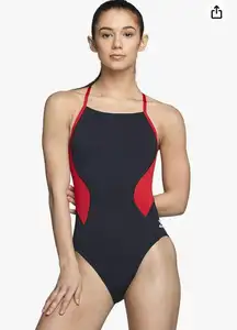 Women's Swimsuit One Piece Endurance+ Cross Back Solid Adult Team Colors