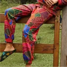 Farm Rio Hidden Animals Sweatpants Joggers XL NWT