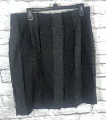 Richard Malcom Frayed Aline Dark Academia Career Work Lined Skirt Size 12