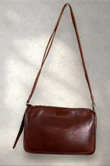 Vtg Coach NYC 5140 Standard Clutch Wristlet Shoulder Bag Pre-1994 British Tan