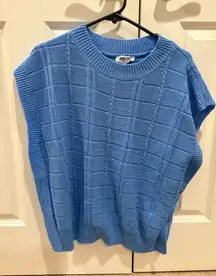 Double Zero Blue Sweater Vest Size M