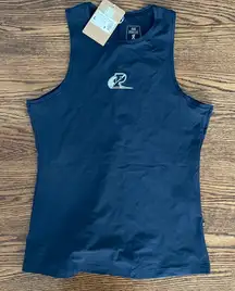 NWT On Running Movement Tank Navy Blue with Penn Relays Logo Size Large