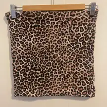 Leopard Print High-Rise Mini Skirt