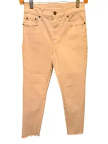 Pistola White Jeans with Raw Hems nwot