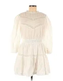 NWT LoveShackFancy x Target Talulah in White Pintuck Yoke Lace Trim Dress XS