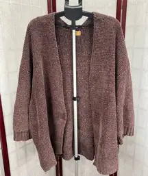POL Women's Brown Cardigan Sweater