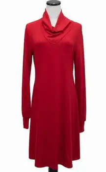 Karen Kane Women's Red‎ Turtleneck Sweater Dress Size Small