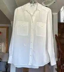 ZARA Button Down Shirt Sz S