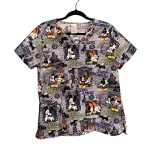 Disney Minnie & Mickey Mouse‎ Scrub Top Size Medium (M)