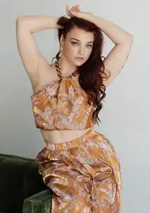 Bailey/44 Halter atop & Skirt Set