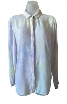 Bella Dahl Classic Button Down - Multicolored Floral Print Medium