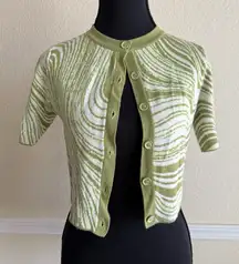 Cider Sweater Knit Crop Top Women’s Medium Fitted Y2K Going Out Clubwear