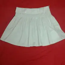Be He White Mini Skirt
