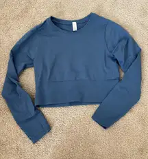 Offline by aerie long sleeve cropped workout top