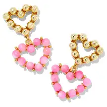 Ashton Heart Drop Earrings