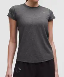 NWT Lululemon Mile Maker Run Crew Graphic Mesh Shirt - Size L -Grey