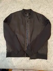 Black Bomber Jacket 