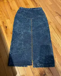 Vintage Beamix of California Beamx 80’s y2k Aged denim Pencil Skirt High Rise Mom