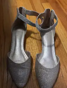 Dream Pairs Glittering Gold Heels