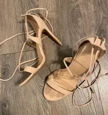 Strappy Nude Heels