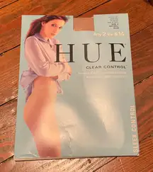 Hue Sheer Control-Top Hose Tights Sz. 2 (S/M) NWT