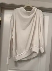 Oversized Free People Off-The-Shoulder Sweater