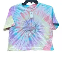 Rip Curl Tie Dye crop t-shirt size XS WSL Finals Trestles, CA NEW