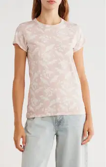 rag & bone Summer Leaf Tee Pink Multi NWT XS S L