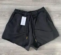 WeWoreWhat Black Pull on Shorts