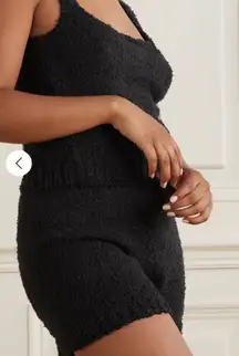 SKIMS COZY KNIT SET -tank and shorts. Sz S/M NEW! BLACK