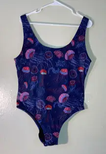 Multicolored JellyFish One Piece Swimsuit Size 2X