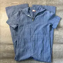 Vandy 1970’s Vintage Pin Striped Vanderbilt Bellbottom Jumpsuit Size 11/12