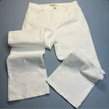 Levi's perfectly slimming/512 boot cuy a as White Flare & Wide Leg Jeans size12M