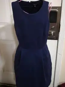 Navy Blue Sheath Dress Size XS