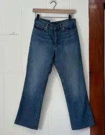 Escada Sport Mid Wash Straight Leg Jeans UK 40 US 31 Tailored Inseam