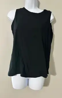 ASOS DESIGN Maternity Tank Top US 6‎ Black Sleeveless Cotton Blend