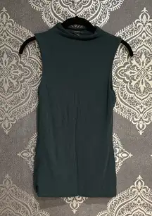 Halogen XS Sleeveless Teal Tank Top