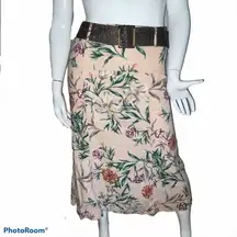 Athena Marie floral belted skirt