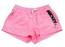 Disney  Mickey Mouse High Waist Short Sweat Shorts Barbie Pink Size XSmall 1