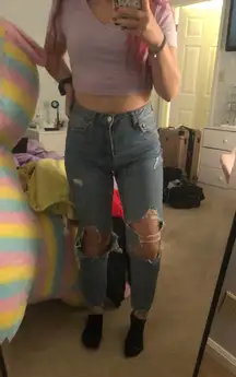 High Waisted Jeans 