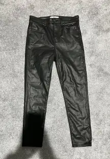 Abercrombie & Fitch Coated Black Jeans