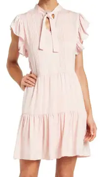 Bow Tie Dress In Pink