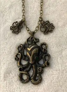 Unique Octopus necklace, one of the kind