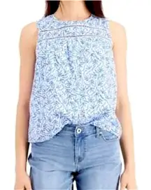 NWT Style & Co Sleeveless Floral Blouse